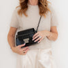 Chanel Vintage Black Chocolate Bar Leather Flap Bag