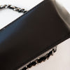 Chanel Vintage Black Chocolate Bar Leather Flap Bag
