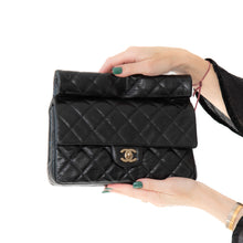  ** UNUSED ** Chanel 23A Clutch Bag Black