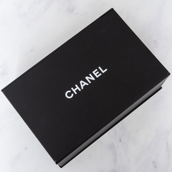 Chanel Quilted Ballerina Black And Cream Leather Flap  Bag