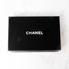 Chanel Diamante And Black Leather Thong Sandals