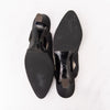 Chanel Vintage Black Satin Slingback Heels