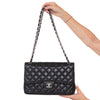 Chanel Black  Caviar Leather Jumbo Double Flap Classic Bag