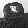 Chanel Black Caviar Leather Jumbo Single Flap Classic Bag