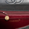 Chanel Vintage Black Quilted Lambskin Parent And Child Bag