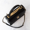 Chanel Medium Black Trendy CC Leather Flap Bag