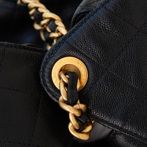 Chanel 25 Large Black Handbag