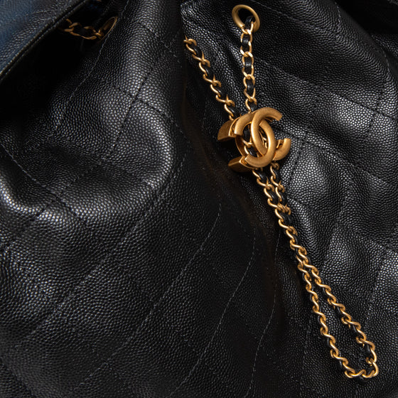 Chanel 25 Large Black Handbag