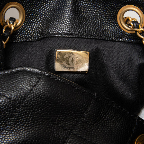 Chanel 25 Large Black Handbag