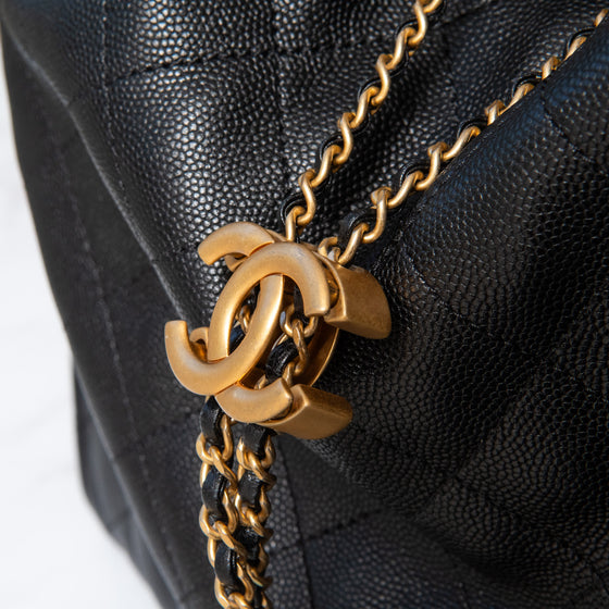 Chanel 25 Large Black Handbag