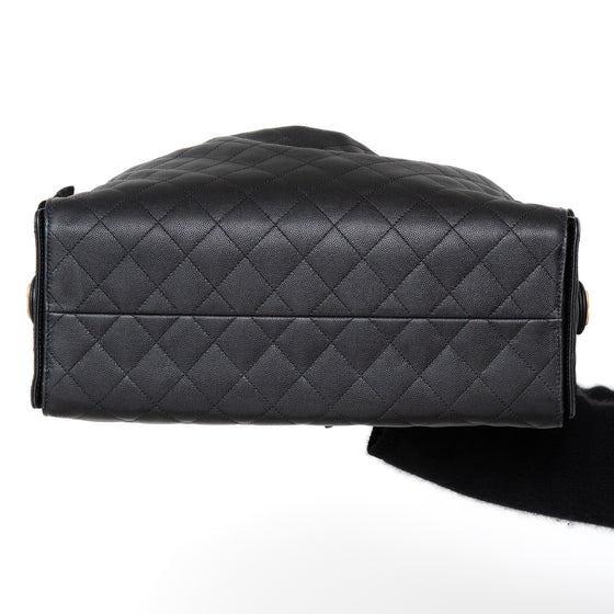 Chanel 25 Large Black Handbag