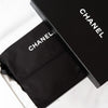 Chanel Black Leather Logo Loafers