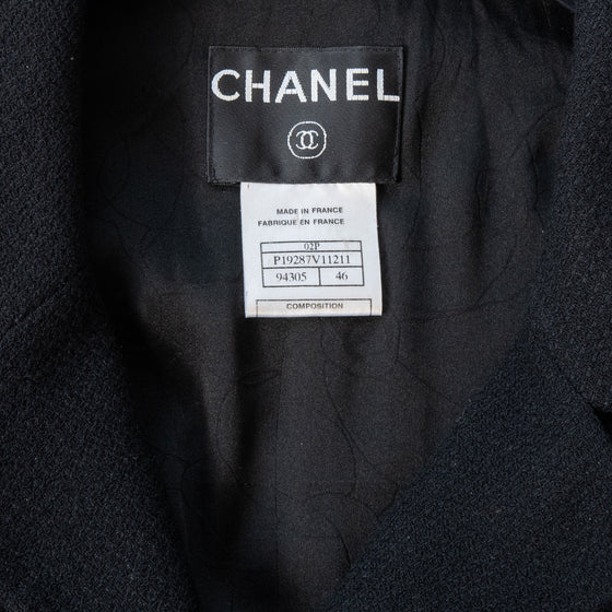 Chanel Black Long Sleeve Jacket