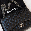 Chanel Maxi Black Lambskin Leather Classic Double Flap Bag