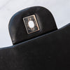 Chanel Maxi Black Lambskin Leather Classic Double Flap Bag
