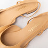 Chanel Beige Goatskin Leather Slingback Flats