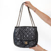 Chanel Paris Dubai Bubble Black Leather Bag