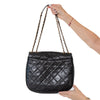 Chanel Paris Dubai Bubble Black Leather Bag