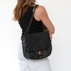 Chanel Paris Dubai Bubble Black Leather Bag