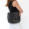 Chanel Paris Dubai Bubble Black Leather Bag