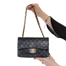  Chanel Black Classic Quilted Leather Small Double Flap Bag
