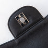 Chanel Black Jumbo Classic Single Flap Bag Caviar Leather