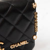 Chanel Paris Monaco Black Leather Seasonal Flap Bag