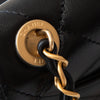 Chanel Paris Monaco Black Leather Seasonal Flap Bag