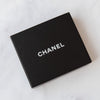 Chanel Vintage Black Leather CC Kiss Lock Clutch On Chain Bag