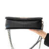 Chanel  Black Leather Old Medium Boy Bag