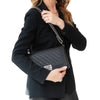 Chanel  Black Leather Old Medium Boy Bag