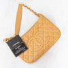 Chanel Beige Caviar Leather  Shoulder Bag