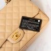 Chanel Beige Caviar Leather Jumbo Classic Single Flap Bag