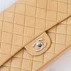 Chanel Tan Leather Medium Classic Double Flap Bag