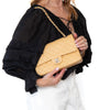 Chanel Tan Leather Medium Classic Double Flap Bag