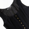 Chanel Vintage Black Corseted Gilet Waistcoat