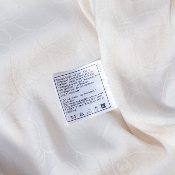 Chanel Cream Single Breasted Jacket