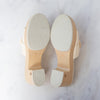 Chanel Cream Leather Mules