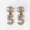 Chanel Crystal No 5  Drop Earrings