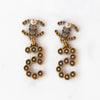 Chanel Crystal No 5  Drop Earrings