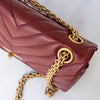 Chanel Burgundy Aged Calfskin Chevron Quilted 2.55 Reissue Mini Flap Bag