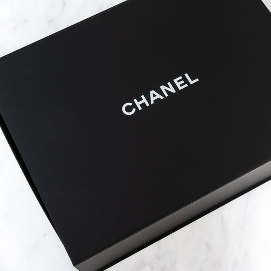 Chanel Deauville Denim And Tweed Shopping Tote Bag