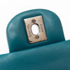 Chanel Classic Quilted Medium Double Flap Teal Lambskin Leather Bag