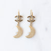 Chanel CC Moon Drop Earrings