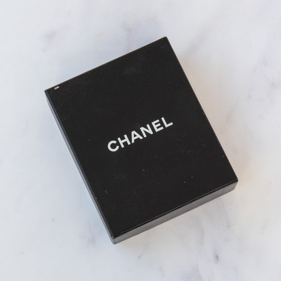 Chanel  Vintage Coco Mark Wheat Motif Round Clip On Earrings.