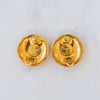 Chanel  Vintage Coco Mark Clip On Earrings