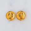 Chanel  Vintage Coco Mark Clip On Earrings