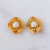Chanel Vintage Tourbillons Clip On Earrings