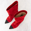 Chanel Gabrielle Coco Red Suede Boots