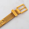 Chanel Vintage Gold Tone Mesh Buckle Belt